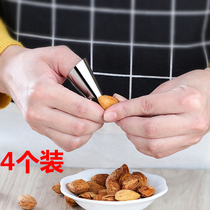 Edamame artifact broad bean peeling picking bean iron nail cover stainless steel protective hand peeling tool shelling tool shelling device