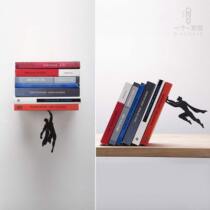 1066 a ONE recommended stuff shake sound with the same creative novelty book stand invisible bookcase Superman bookshelf