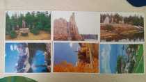 Foreign Scenery No Postage Postcard Loose Sheet 6 Long Spring City Post Office