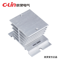 C-lin Xinling HH-060 radiator is suitable for single-phase solid state relay with current below 20A