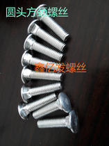 Promotion GB12 galvanized carriage screw semicircular head square diameter bolt shelving bolt carriage bolt M8 series