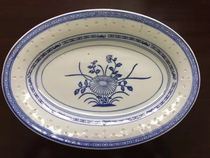 Jingdezhen ceramic blue and white exquisite porcelain flower heart dragon pattern 7080s