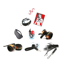 sm stoning alternative toy men and women with bondage bundled suit adult passion blindfold handcuffs whip erotics supplies