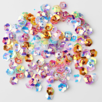 6mm gold glitter flower sequins Dance dress wedding belly dance accessories beads imported sequins 350 pieces