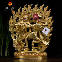 Burial Tomb Master Buddhist Buddhas Buddhist Tomb Buddhas Mercy Nepal 12-inch Pure Bronze Full-Golden Corpse of the Main Double Body Buddha