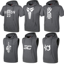 Summer breathable thin sports jersey sleeveless vest T-shirt top training jersey pullover hoodie