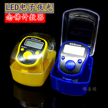 LED luminous chanting Buddha electronic counter new ring type multifunctional large screen independent packaging energy saving 8 colors