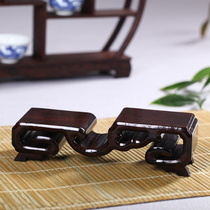 Hao Linxuan Black Zimu Book Volume A few strange stone ornaments vase base low two high