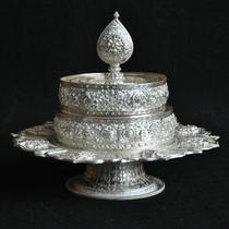 Nepal handmade sterling silver Manza pan 925 sterling silver Manza sterling silver practice Manza