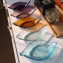 Creative cutlery glass seasoning dish ice ice cream dish salad fruit plate snail sea fish shell variety