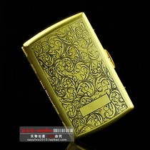 Double Gun Cigarette Case Ultra-thin 12 Support for rich and expensive Tanggrass individuality incense Tobacco box Mens creative smoke clips
