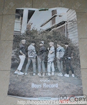 Crown VIXX All members pro-pen signed Boys Record original promotional poster