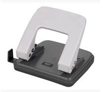 Del punch file binding manual punch machine double hole office A4 paper round hole manual hole punch stationery