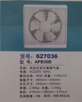 Shanghai Sunday Dongsen Wall Style Ventilator Window Style Exhaust Fan Toilet Kitchen Exhaust Fan 30B14 inch