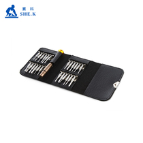 Seko 25 pieces of cover portable screwdriver screw batch suit with leather set telecommunication batch 9025