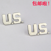 United States Army Fan Air Force Officer General Nationality US Collar badge Collar flower Metal badge Badge Badge Rank