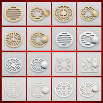 Floor drain cover brass floor drain cover floor drain cover high-end floor drain special back with hook hook