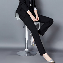 Autumn suit pants womens professional dress pants straight tube work trousers black suit overalls suit pants suit pants suit pants