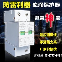  Household lightning arrester surge protector 220V lightning arrester 2P 40KA surge manufacturer wholesale