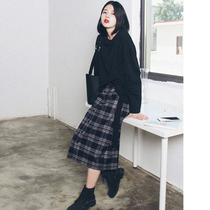 Japanese autumn large size new fat ladyboy sailor suit Western style two-piece suit cover belly cd cross-dressing dress