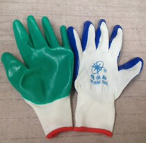Jinhengxiang small semi-hanging PVC beef tendon dip glue non-slip anti-thorn protective gloves Oil-proof wear-resistant gloves
