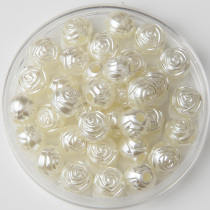 Rose Flowers Abs Pearls 8mm Shoes Wear Beauty Material Accessories Wedding Dress Dance Dress Material Belly Dance Accessories