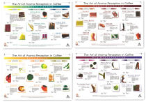 (English version poster) 36 flavor smell bottle coffee nose diagram flavor wheel HD HD remake