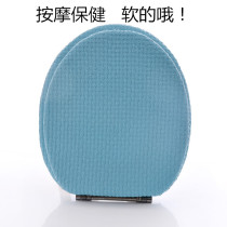 PVC soft toilet cover thickened wooden sponge U-shaped O-shaped toilet cover Old-fashioned universal toilet seat upgrade version