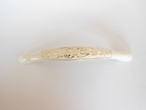 Ivory white handle 128MM hole distance Ivory white handle European handle American handle Modern cabinet