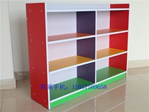 Kindergarten toy cabinet Childrens toy storage rack cabinet Storage cabinet School bag finishing cabinet Childrens bookcase 8024