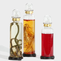 Thick sealed ginseng wine bottle unleaded wine jar Brewer bottle medicine bottle velvet antler wine bottle home big Hulk wine altar