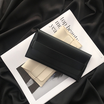 Net red same glasses box female ins simple fashion leather sunglasses exquisite leather ink box Pu mirror bag