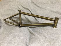 United States Fit bike Co Fitbike full 4130 4q pipe bmx high end frame transparent gold