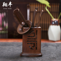 Xiangfeng Tea Set Tea Ceremony Six Gentlemen Parts Bamboo Solid Wood Tea Clip Teaspoon Teaspoon Combination Set