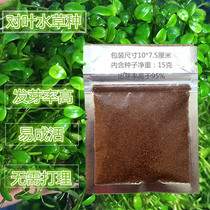  Fish tank landscaping bottom sand turf size pair of leaf seeds Aquarium bottom sand aquatic grass set pair of leaf grass cow hair