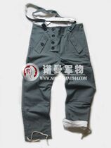  WH mouse gray monochrome lobe camouflage double-sided cotton pants Winter camouflage pants cold warm pants Norman military goods