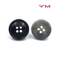 Resin button top round black gray pants clothes buckle childrens suit jacket blazer Woolen