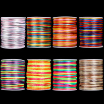 No. 5 Chinese knot wire multicolored wire hand rope colorful braided wire bracelet tie hair cord rope necklace