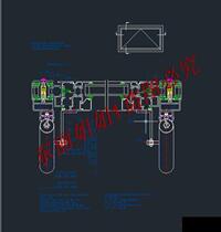 Building node sliding arm type automatic window opening CAD construction cad drawing building dwg drawing
