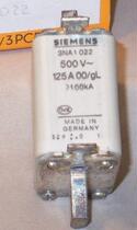 Siemens Fuse 3NA1022 125A 500V gL 00 3NA1326 Direct shot