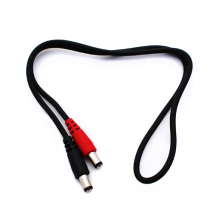 Effect device power reversal polarity line male to male 0 6 M DC adapter wire 5 5 turn positive and negative