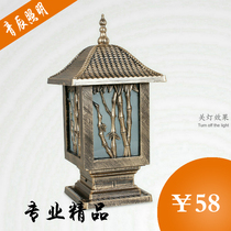 Promotional LED residential wall lamp column head lamp wall lamp courtyard door lamp waterproof villa garden lamp outdoor lamp