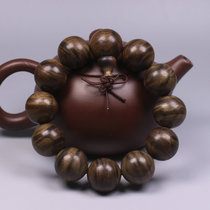 Authentic Sichuan Jinsi Nan wooden bead wooden bracelet 20MM gloomy Ebony mens handball bead bracelet