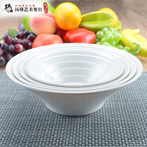 A5 Melamine Tableware Soup Bowl Soup Bowl Noodle Bowl Wonton Bowl Special-shaped Thread Bowl Hong Kong-style dessert bowl