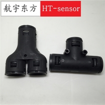 T-type AD34 5 bellows three-way joint Hose three-way PA66 nylon threading pipe fixing head 3×34 5mm