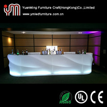 Hot sale led luminous furniture waterproof charging RGB colorful Bar Hotel KTV bartending glowing bar