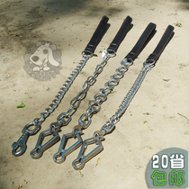 Stainless steel one step in stainless steel Dog chain Anti-biting dog Rope Traction Rope Gold Wool Alad Pastoral belt