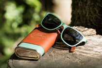 Shwood Stanley Adventure joint suit sun glasses leather iron tube Limited