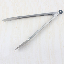 Stainless steel barbecue meat clip bread cake fried steak dishes with snacks cooked food buffet meal clip