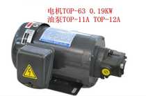 TOP oil pump motor combination triangular internal plug-in 380V hydraulic gear lubrication pump triangular oil pump cycloid pump